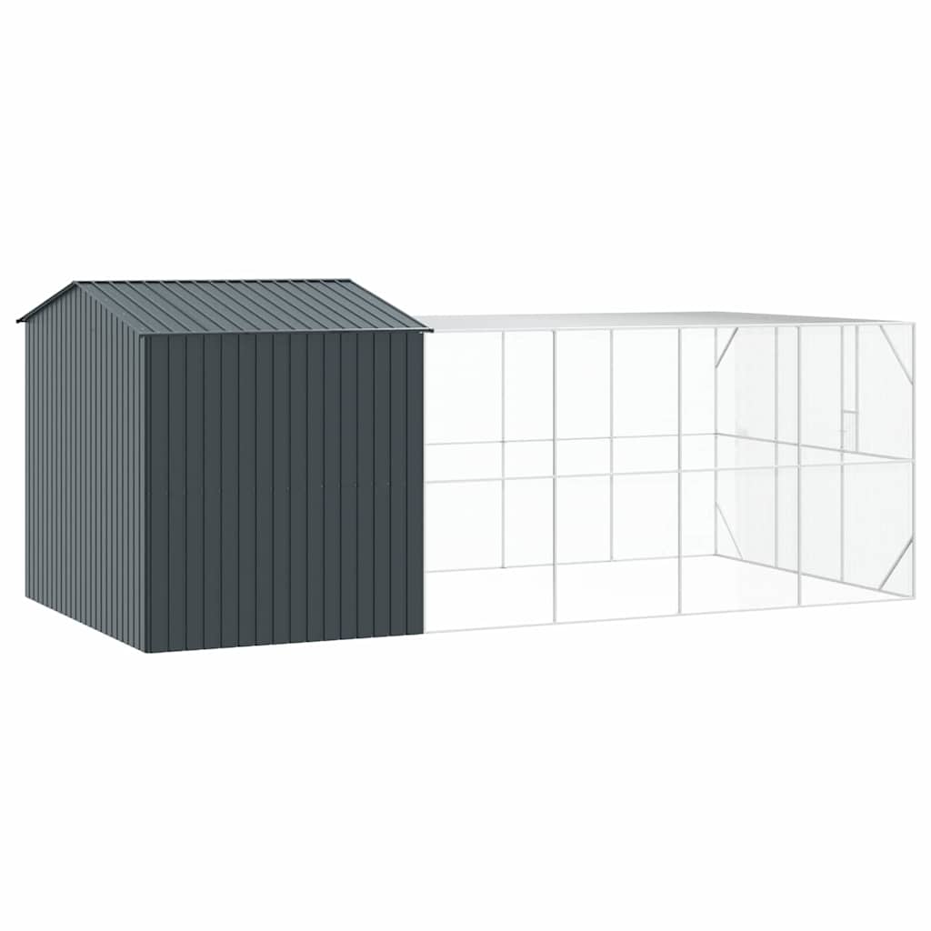 Gabbia per uccelli Antracite 635 x 304 x 247 cm Acciaio zincato