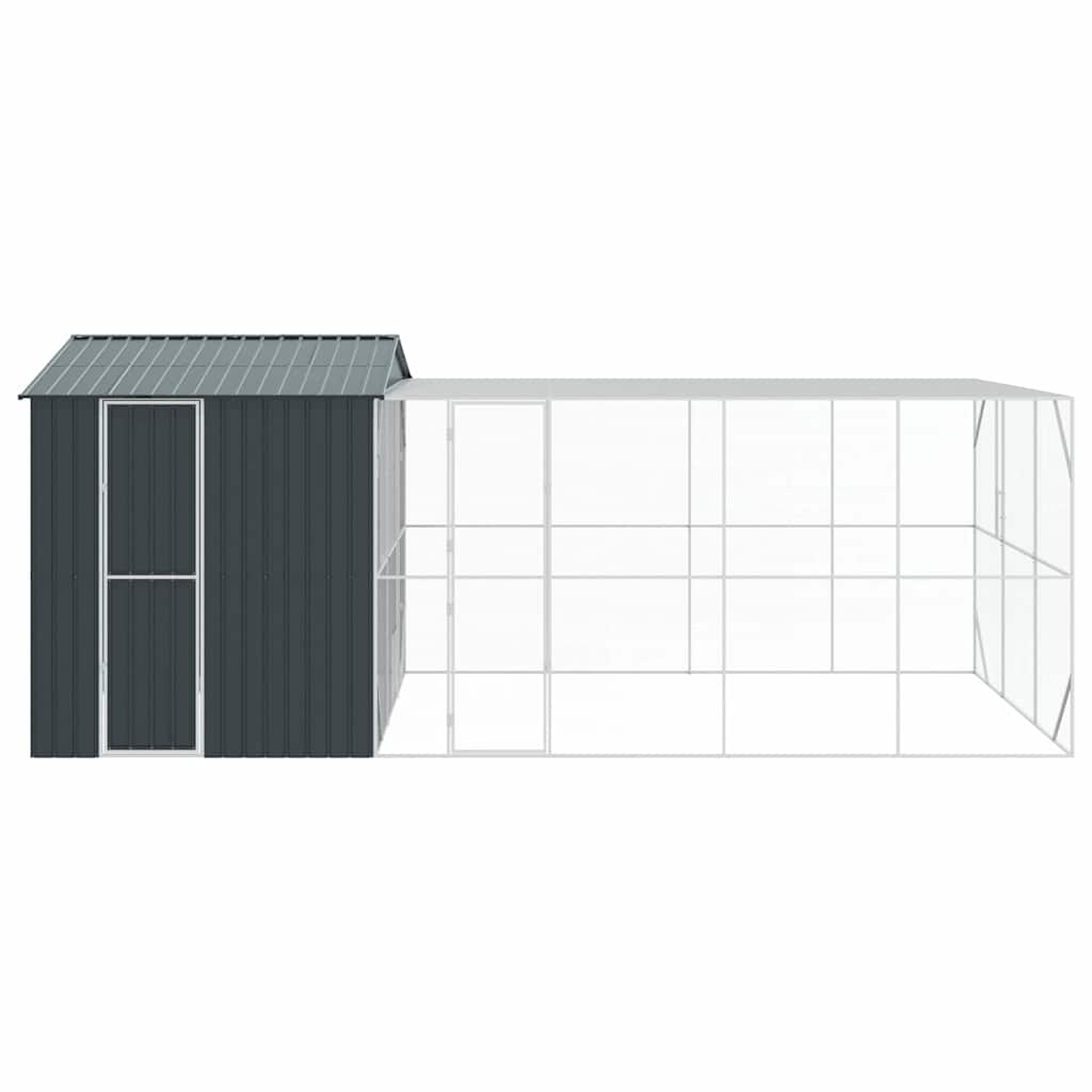 Gabbia per uccelli Antracite 635 x 304 x 247 cm Acciaio zincato