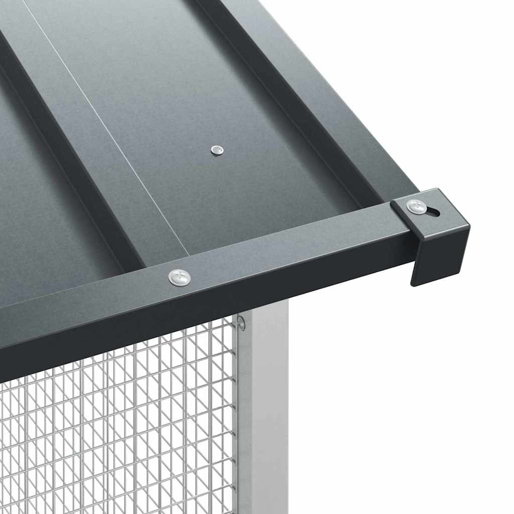 Gabbia per uccelli Antracite 215 x 209 x 230 cm Acciaio zincato