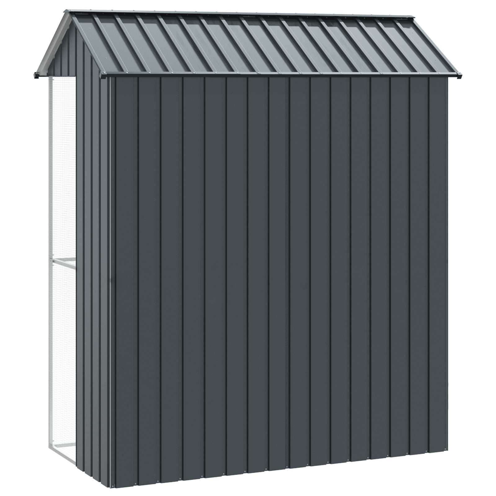 Gabbia per uccelli Antracite 215 x 110 x 247 cm Acciaio zincato