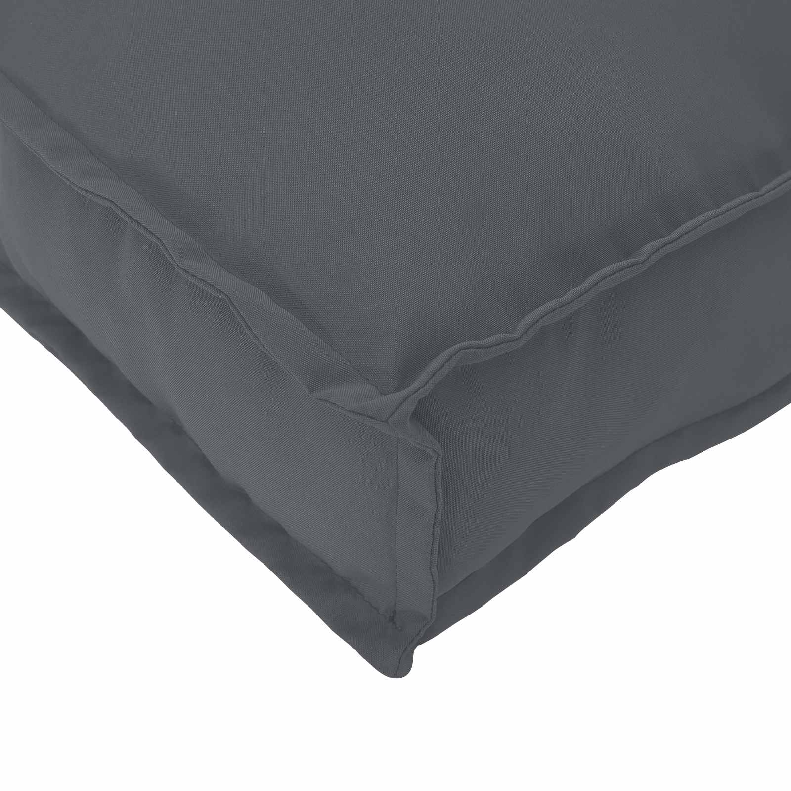 Set di Cuscini per Pallet Tessuto Oxford Antracite