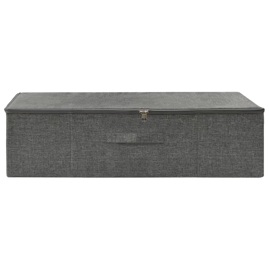 Scatola Portaoggetti in Tessuto 70x40x18 cm Antracite