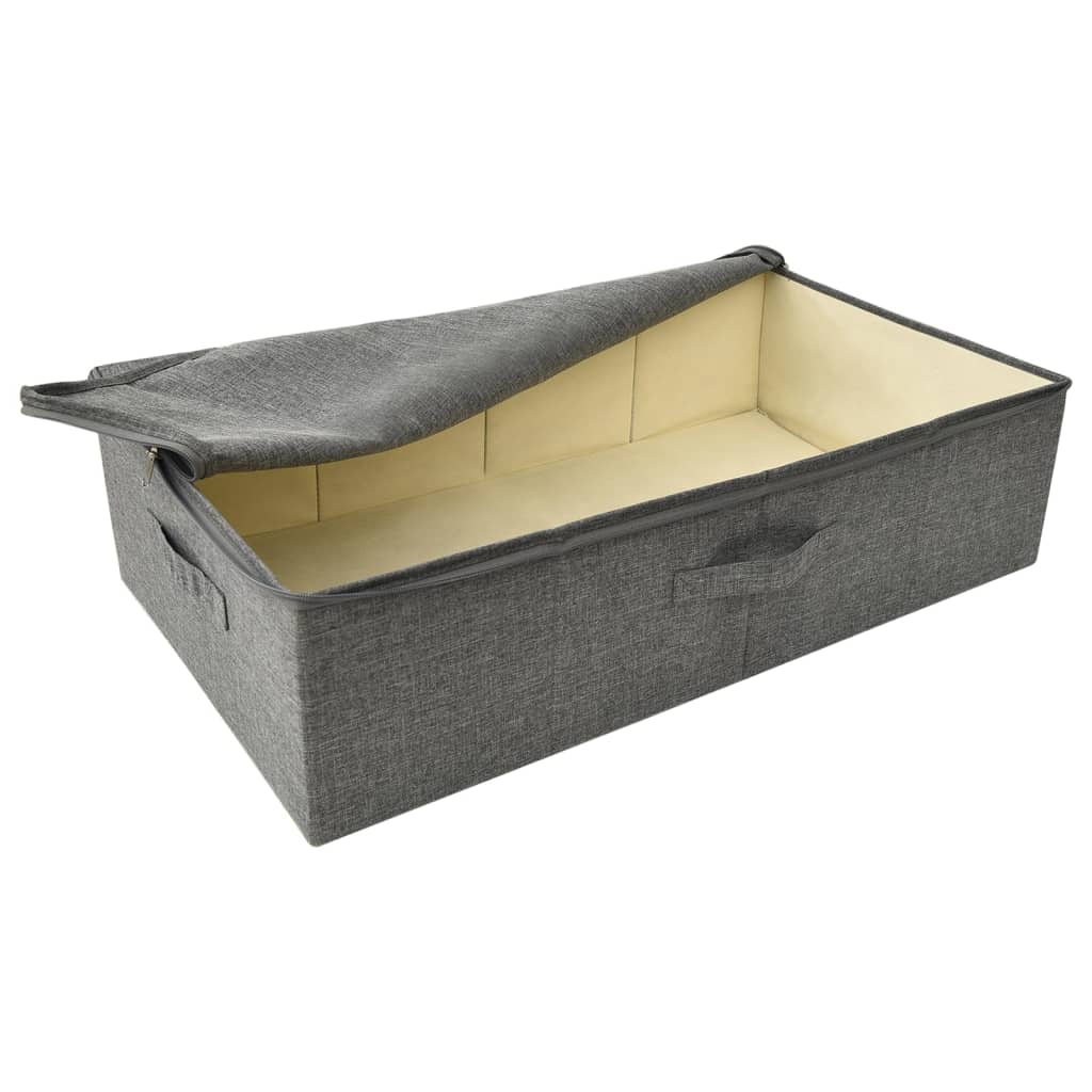 Scatola Portaoggetti in Tessuto 70x40x18 cm Antracite