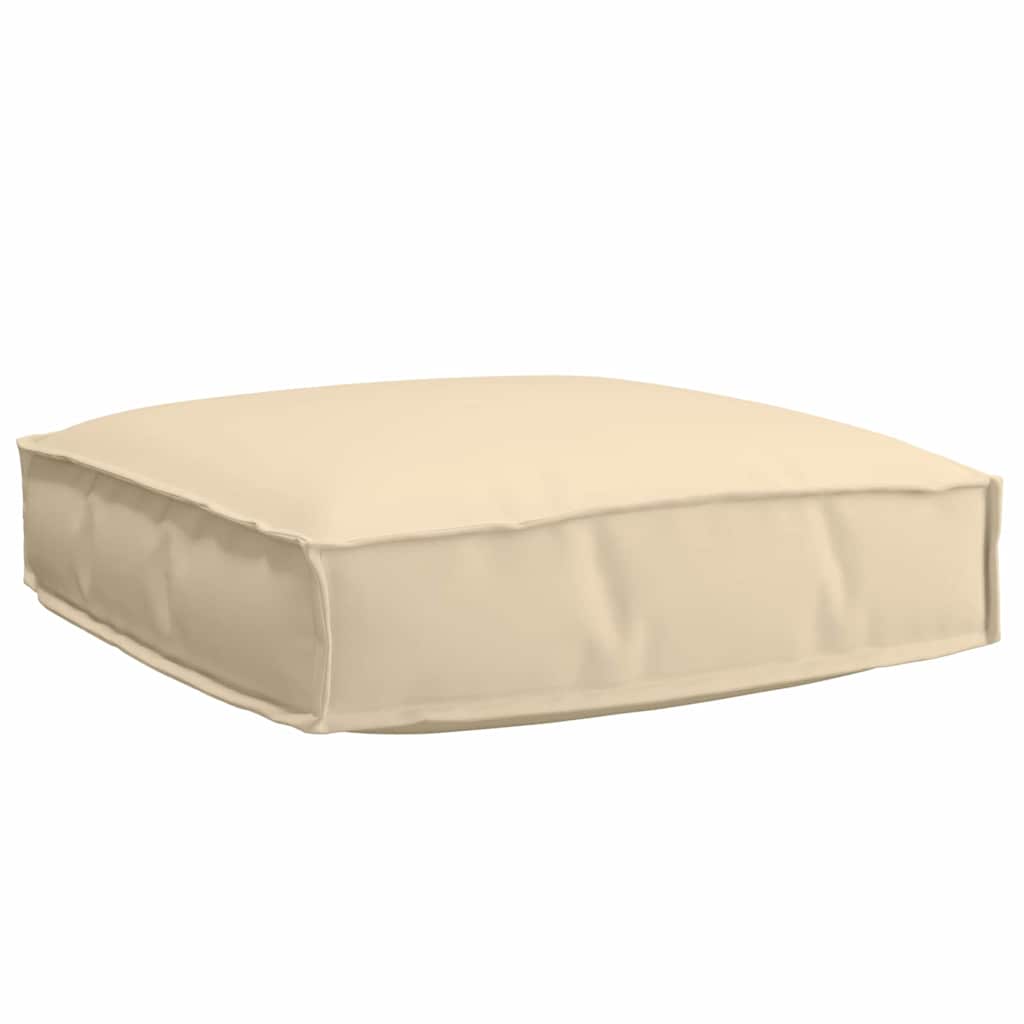 Set di Cuscini per Pallet Tessuto Oxford Beige 60 x 60 x 52 cm