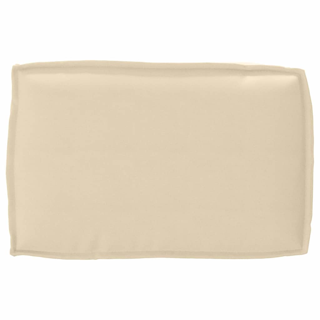 Set di Cuscini per Pallet Tessuto Oxford Beige 60 x 60 x 52 cm