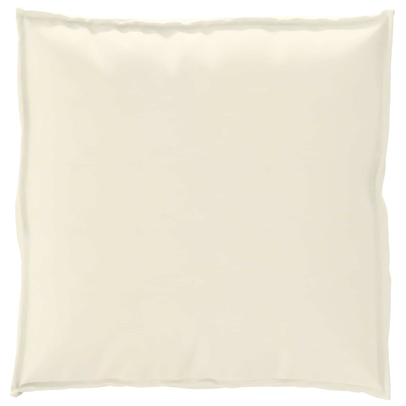 Set di Cuscini per Pallet Tessuto Oxford Crema 70 x 70 x 12 cm
