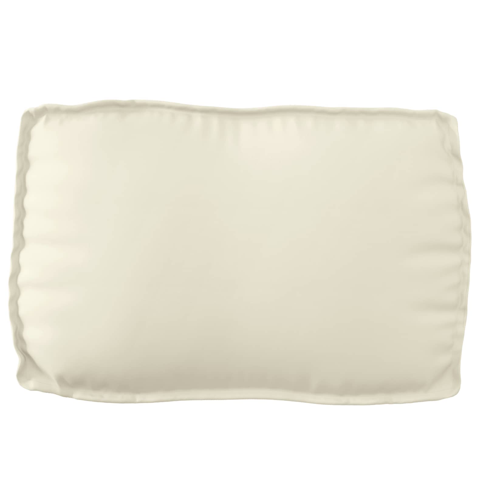 Set di Cuscini per Pallet Tessuto Oxford Crema 70 x 70 x 12 cm