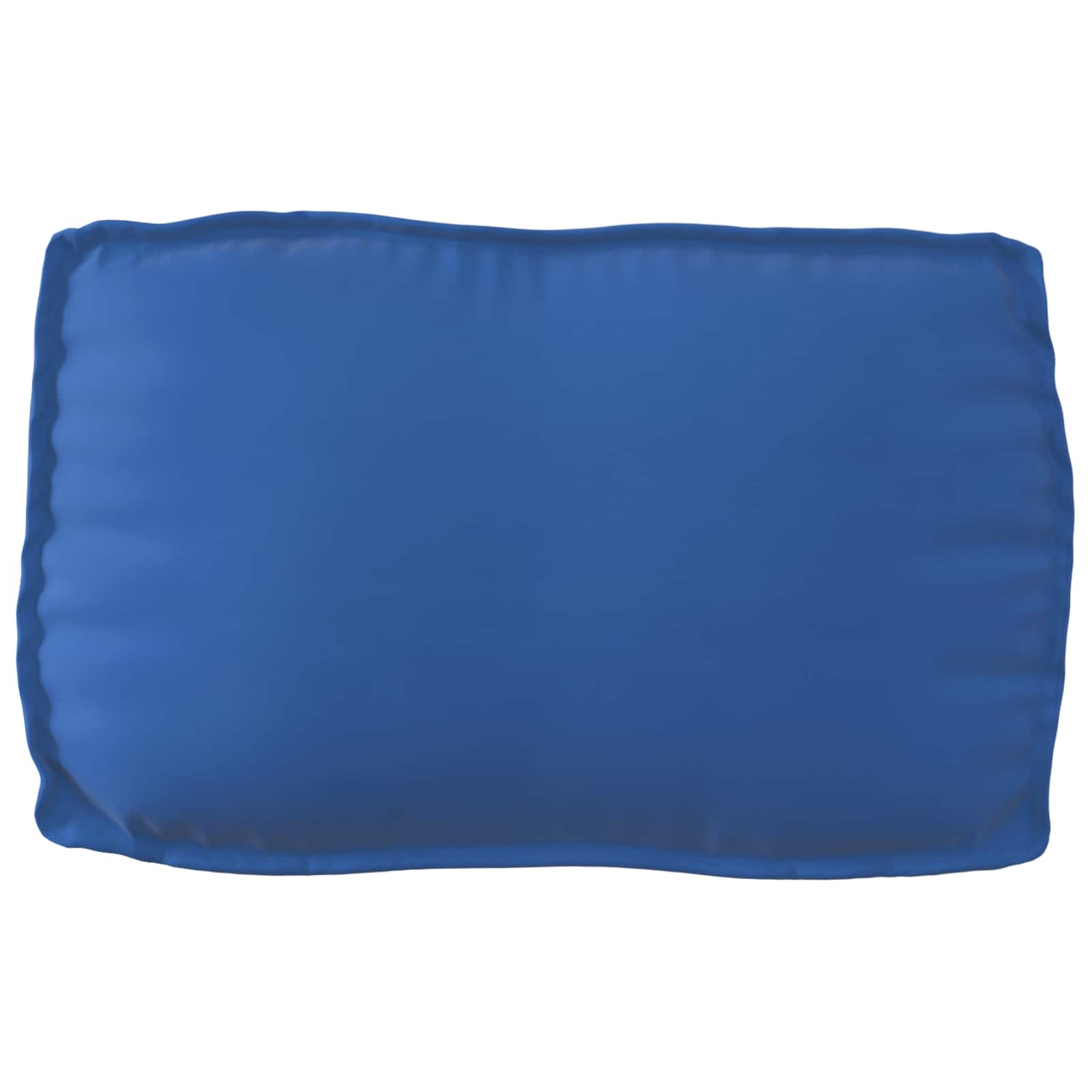 Set di Cuscini per Pallet Tessuto Oxford Blu Reale