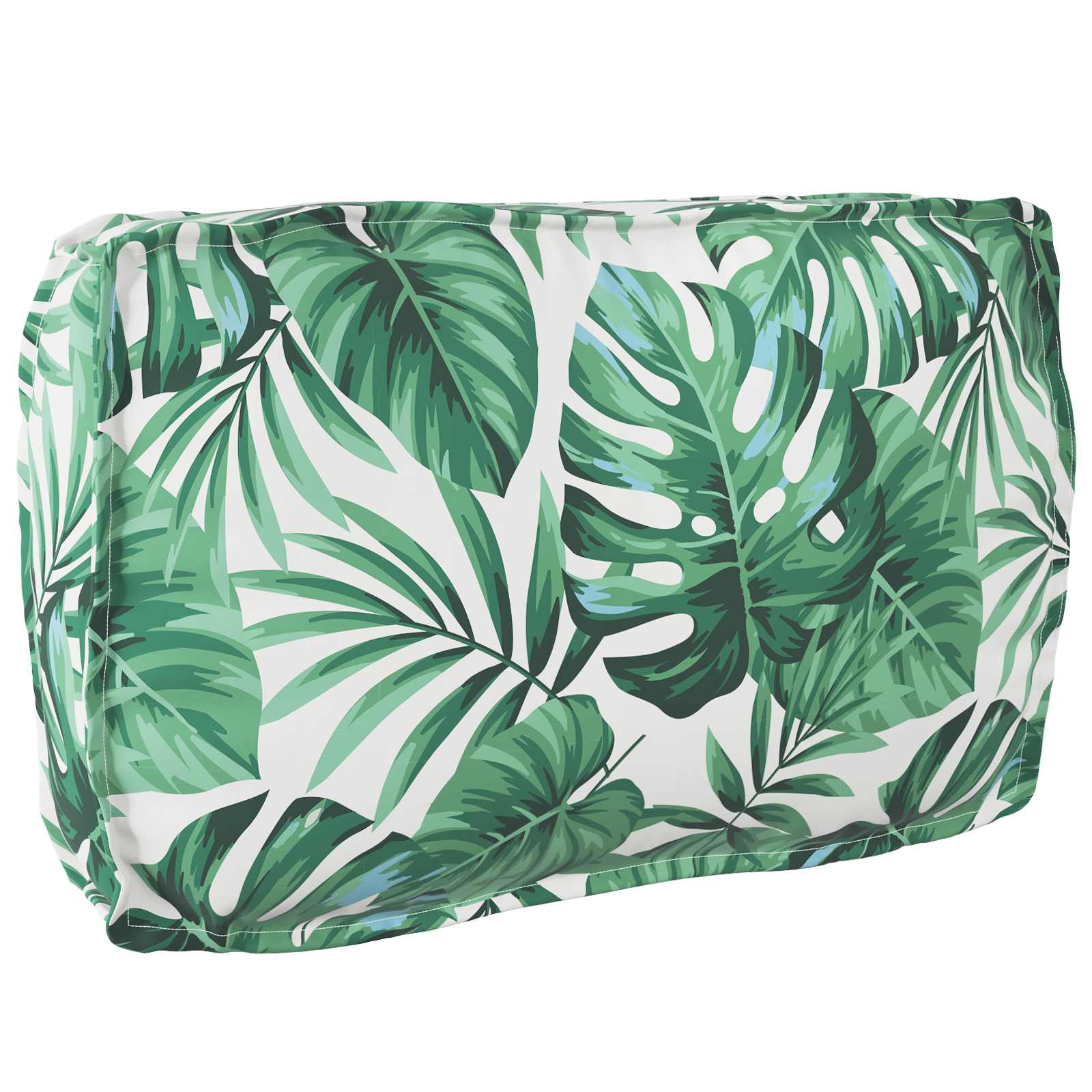 Set di Cuscini per Pallet Tessuto Oxford Motivo Foglia Verde