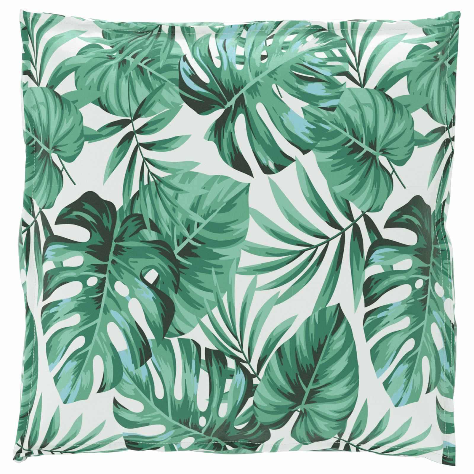 Set di Cuscini per Pallet Tessuto Oxford Motivo Foglia Verde