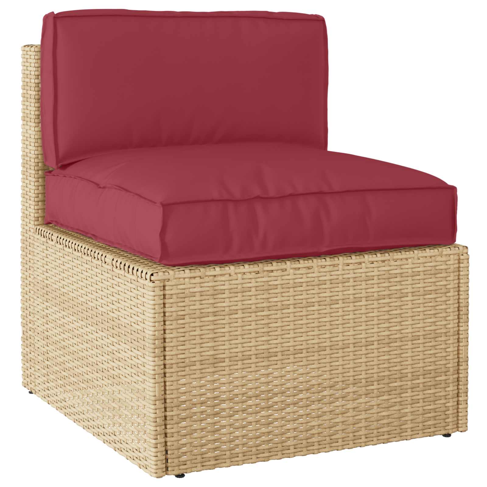 Set di Cuscini per Pallet Tessuto Oxford Beige 80 x 80 x 52 cm