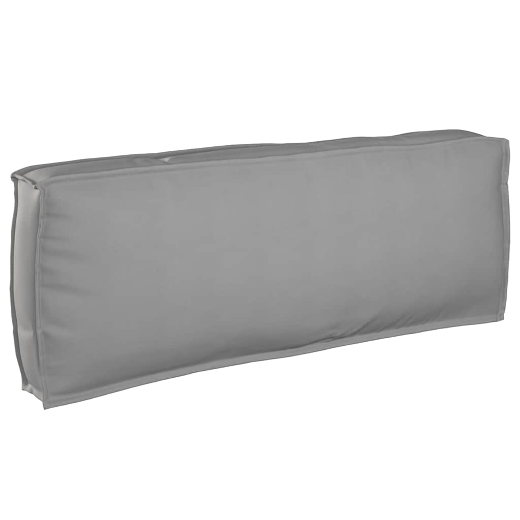Set di Cuscini per Pallet Tessuto Oxford Grigio