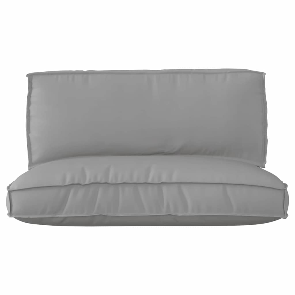 Set di Cuscini per Pallet Tessuto Oxford Grigio