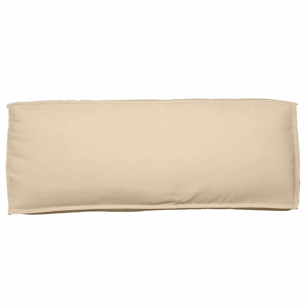 Set di Cuscini per Pallet Tessuto Oxford Beige 120 x 80 x 52 cm