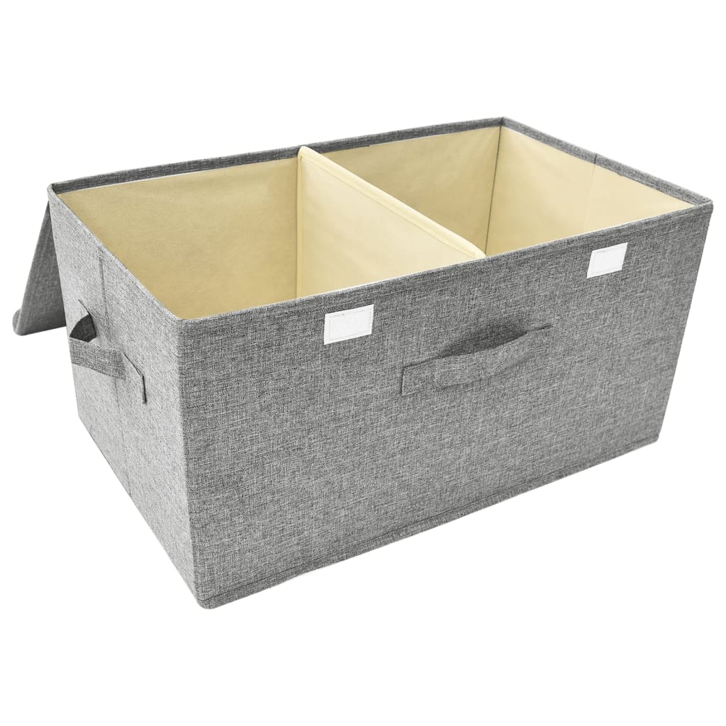 Scatole di stoccaggio Tessuto non tessuto Grigio