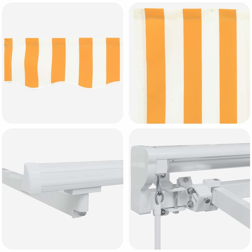 Struttura della tenda Giallo e Bianco 250 x 200 cm