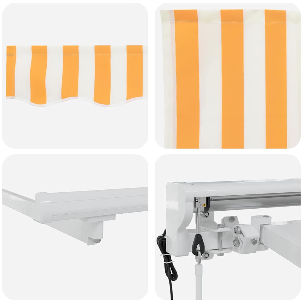 Struttura della tenda Giallo e Bianco 250 x 200 cm