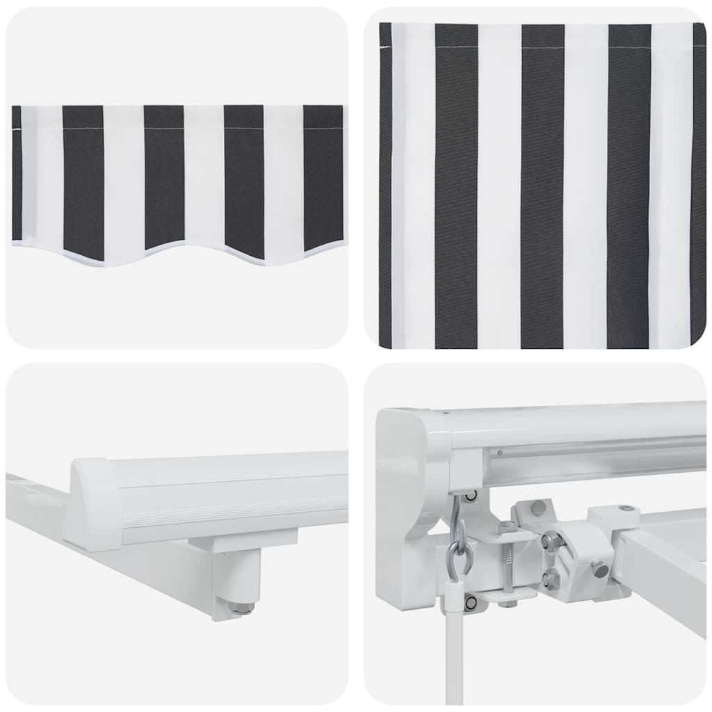 Struttura della tenda Antracite e Bianco 250 x 200 cm