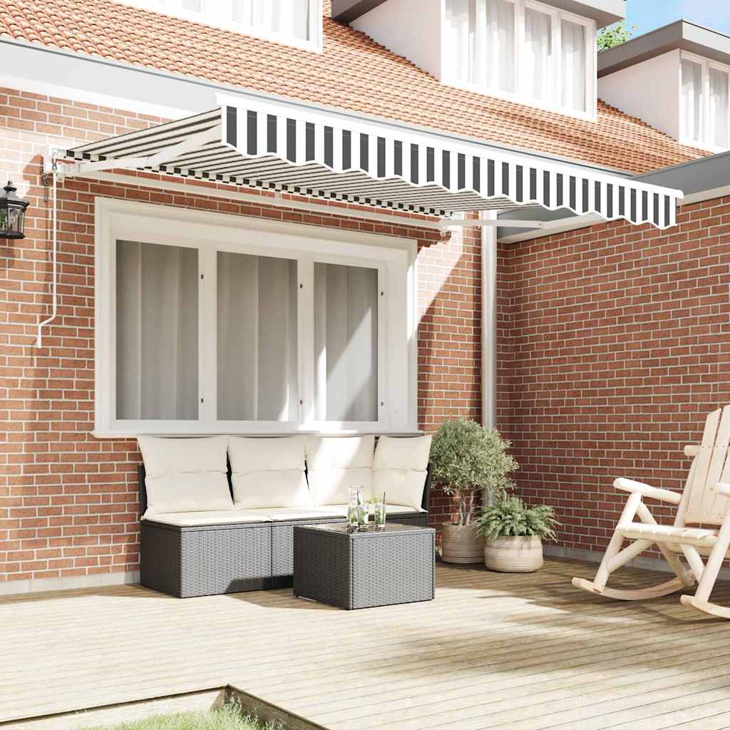Struttura della tenda Antracite e Bianco 250 x 200 cm