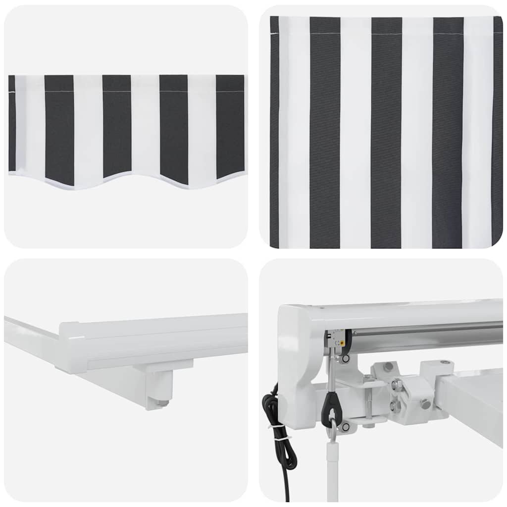 Struttura della tenda Antracite e Bianco 250 x 200 cm