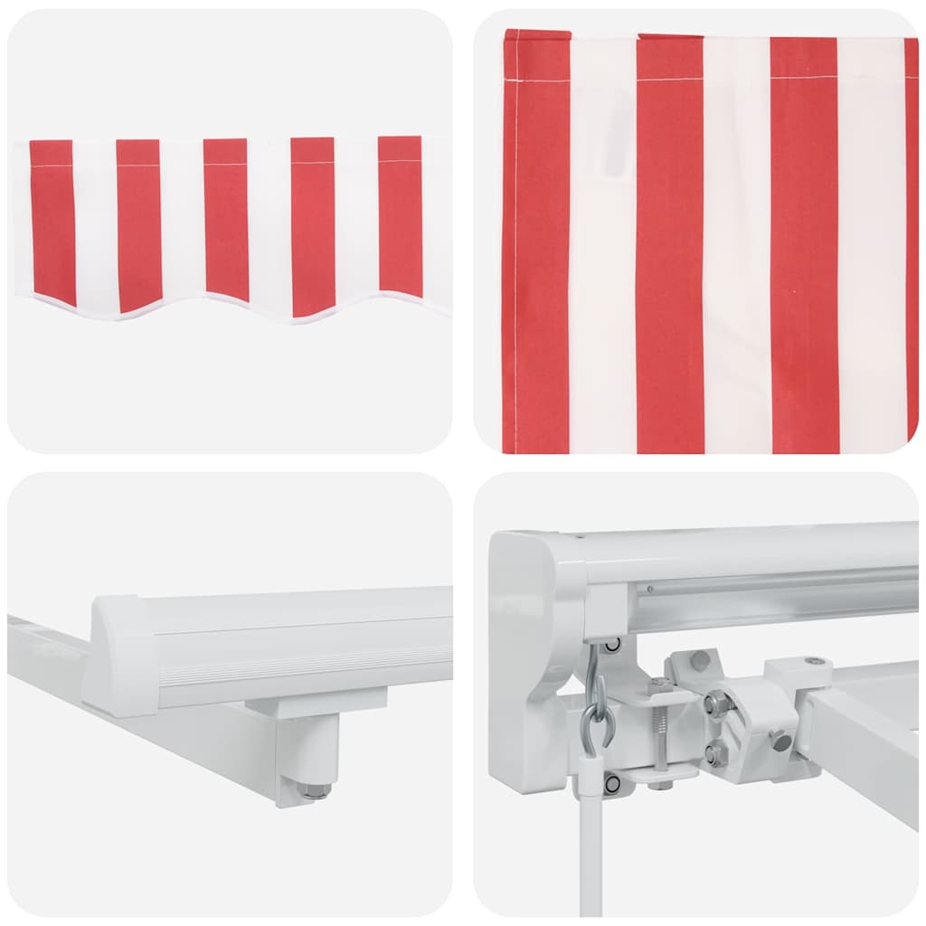 Struttura della tenda Rosso e Bianco 250 x 200 cm