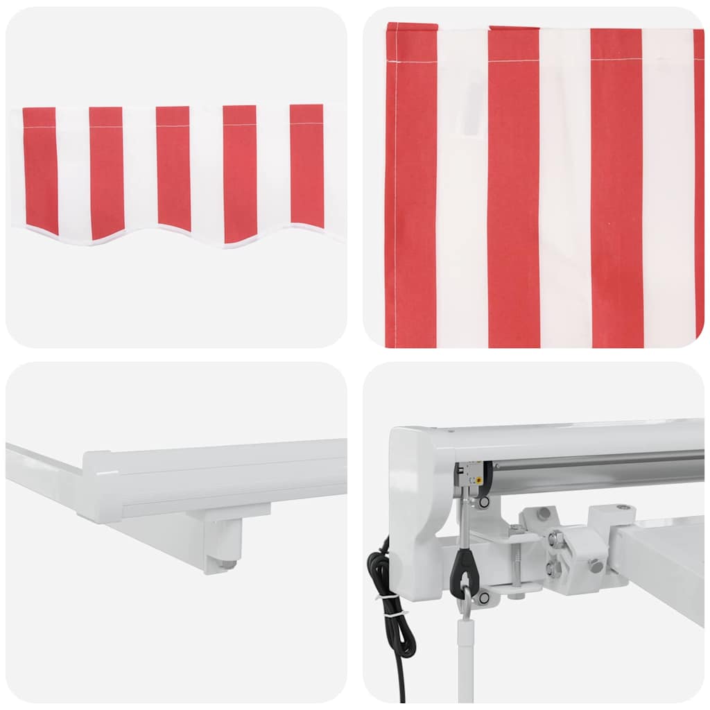 Struttura della tenda Rosso e Bianco 250 x 200 cm