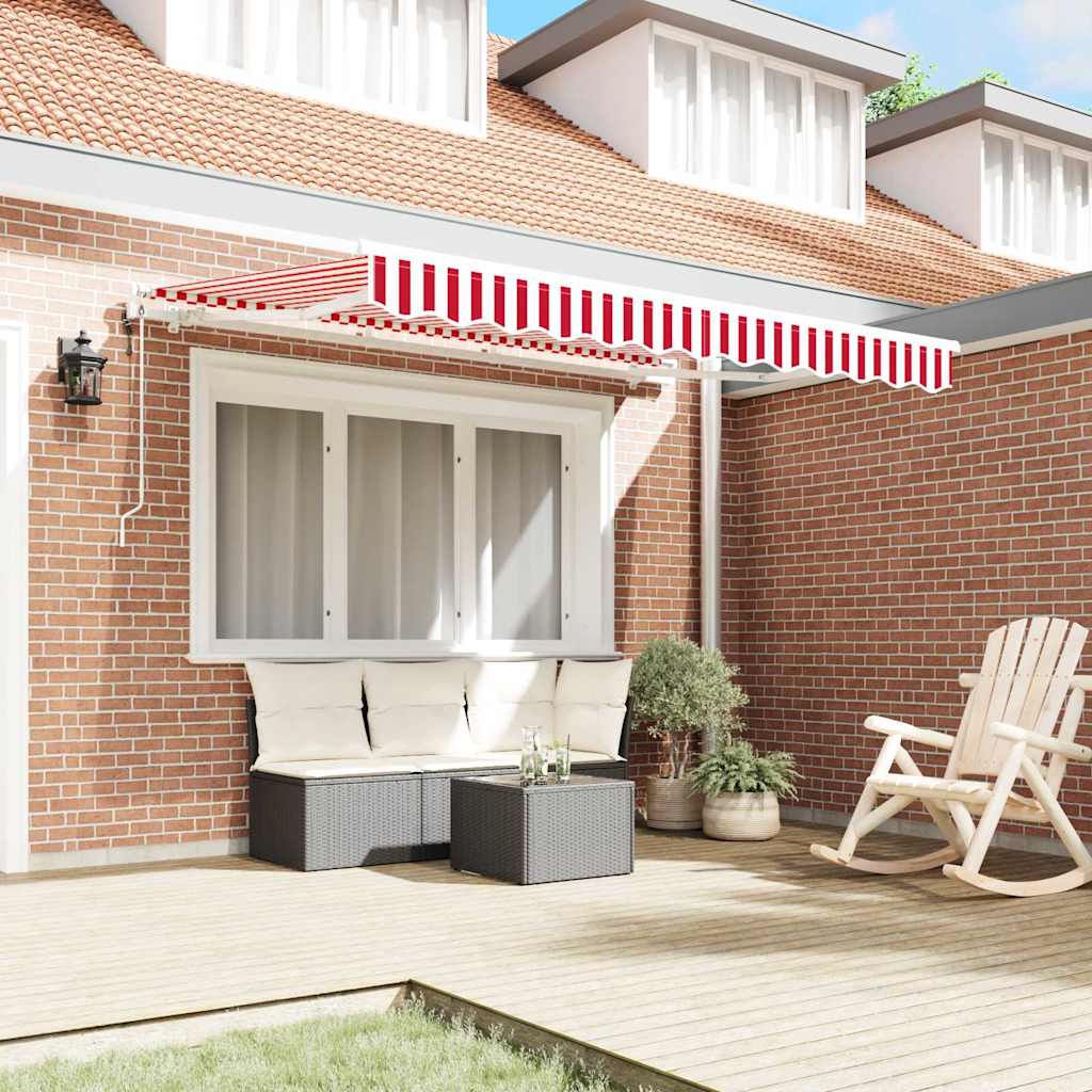 Tenda retrattile Rosso 250 x 200 cm Tessuto