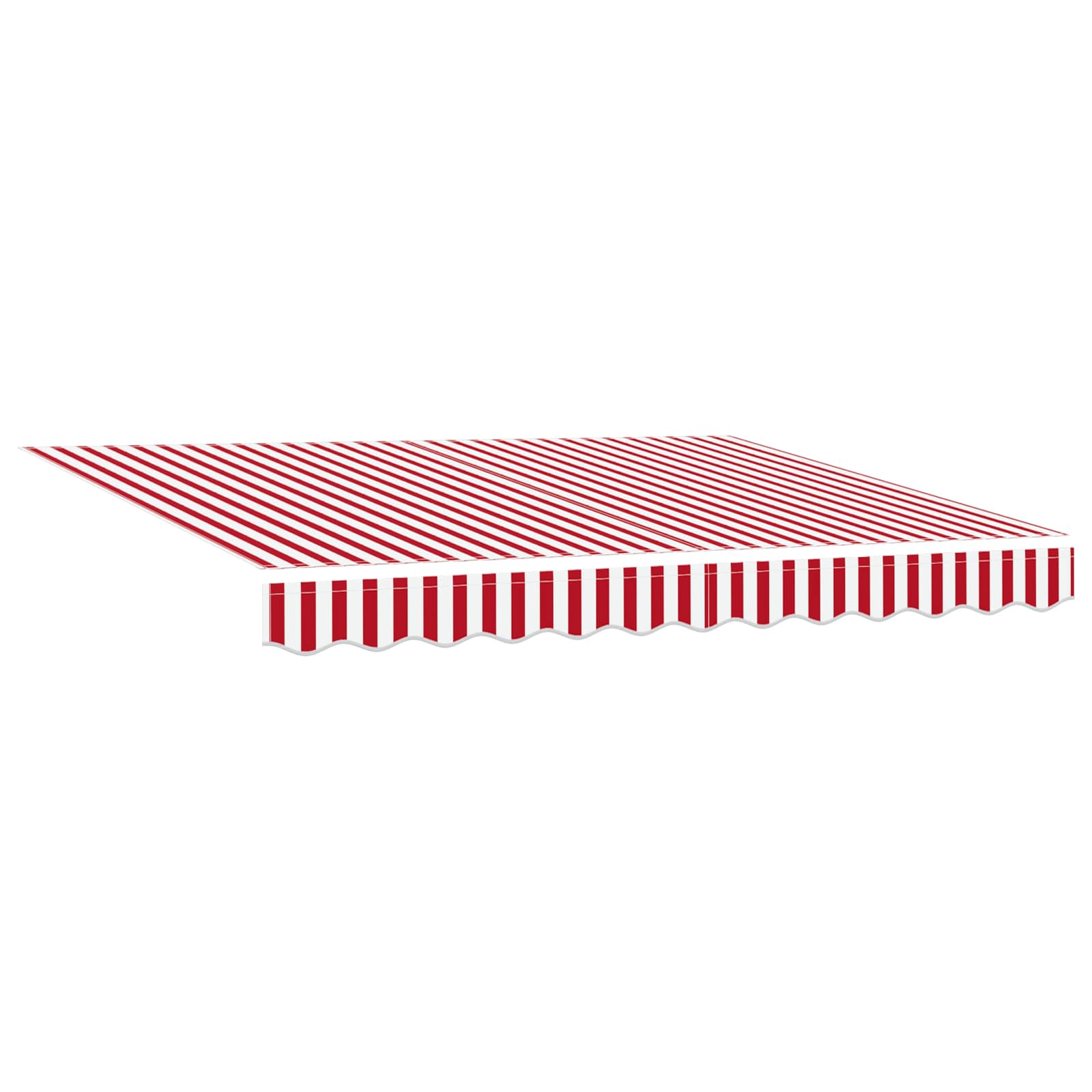 Tenda retrattile Rosso 250 x 200 cm Tessuto