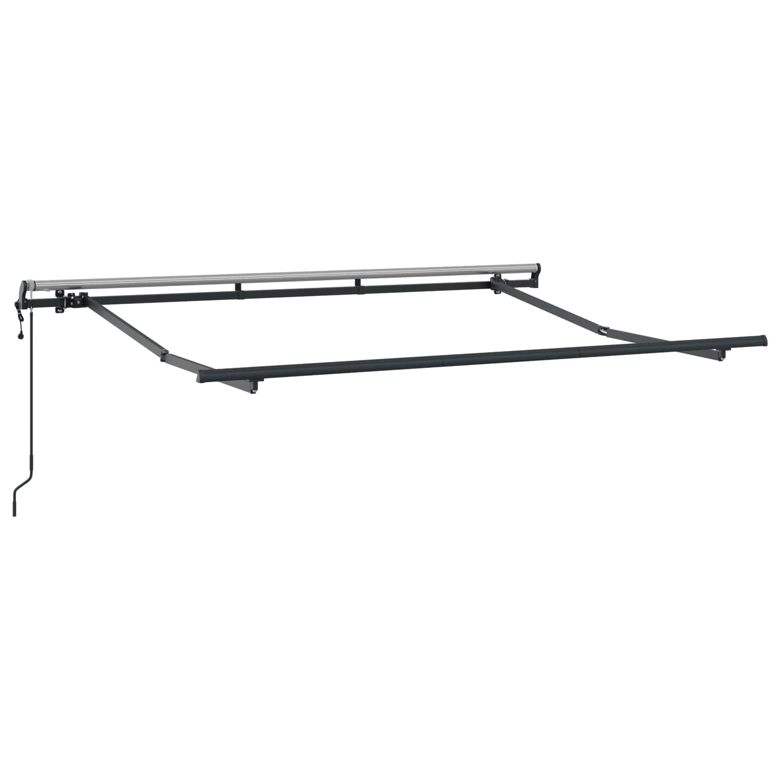 Tenda retrattile Rosso 250 x 200 cm Tessuto