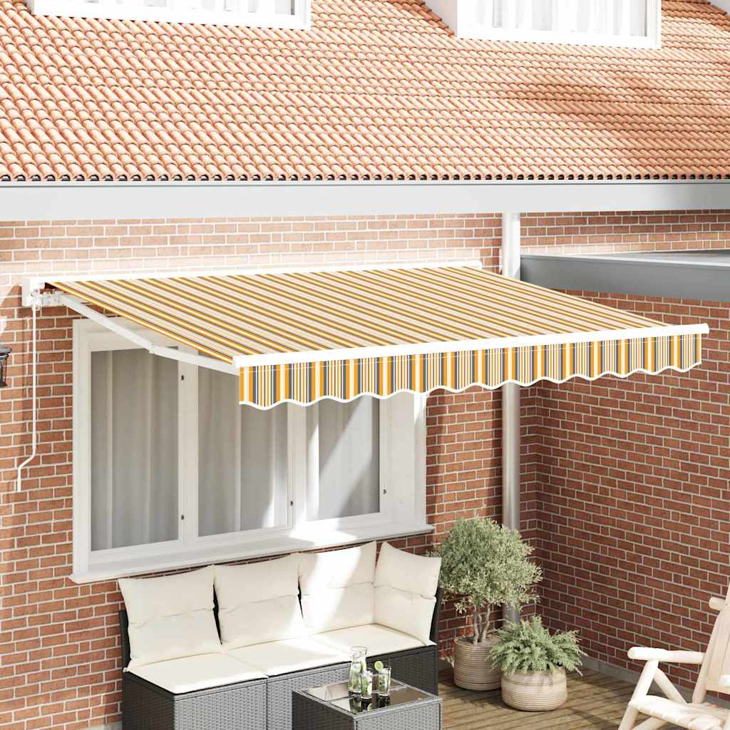 Struttura della tenda Giallo e Grigio 250 x 200 cm