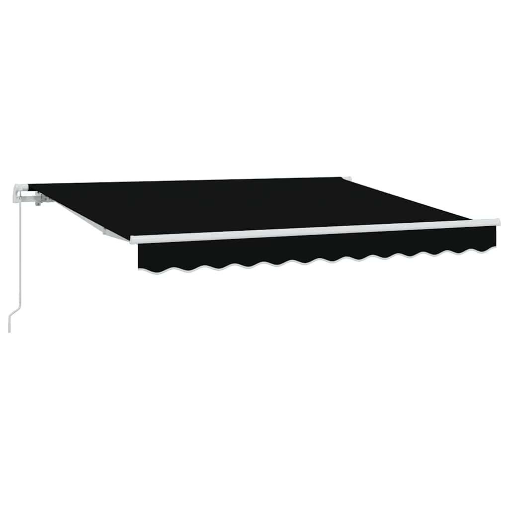 Tenda retrattile Nero 250 x 200 cm Tessuto