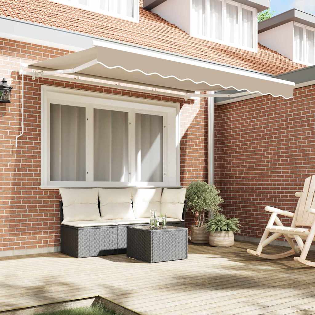 Tenda retrattile Beige 250 x 200 cm Tessuto