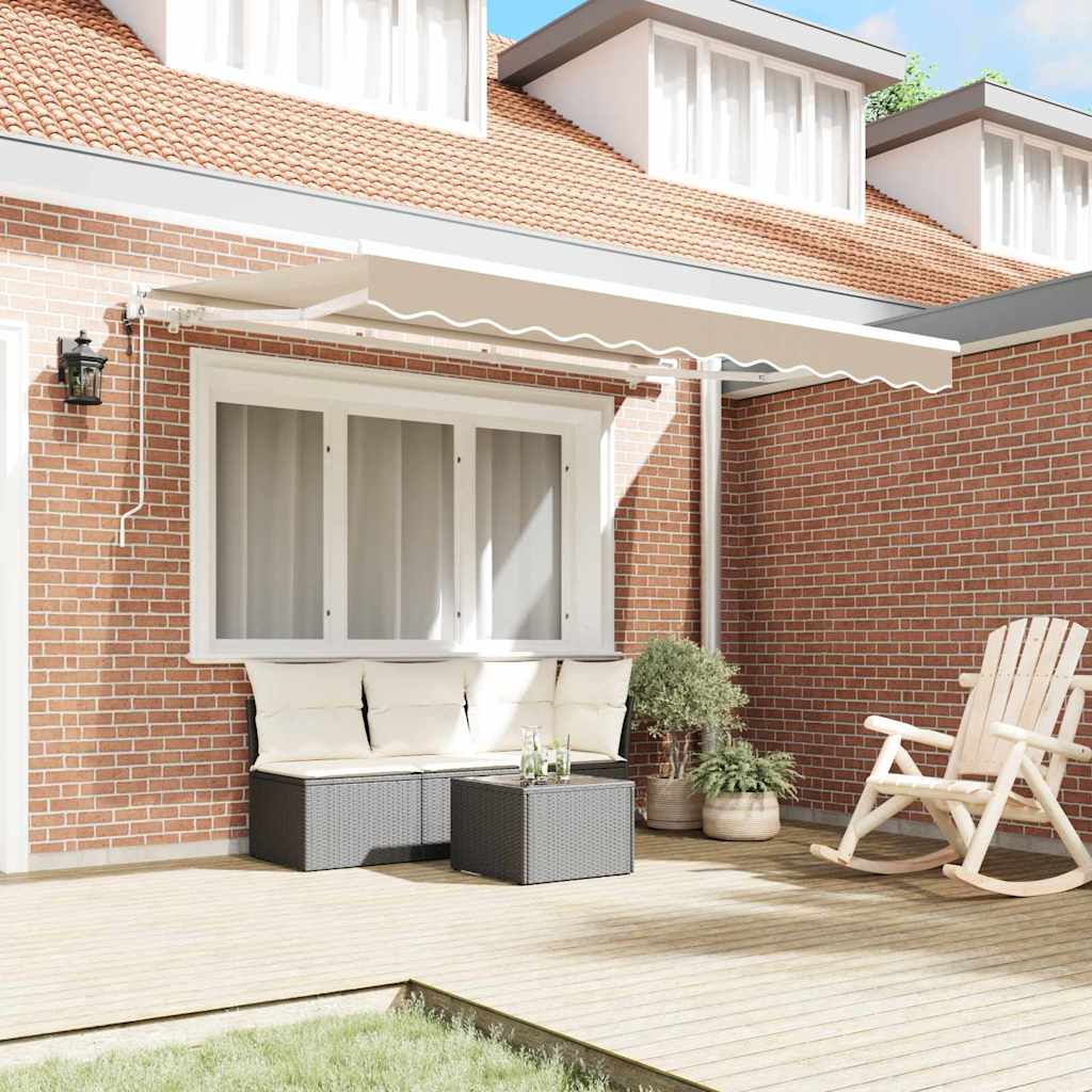 Tenda retrattile Beige 250 x 200 cm Tessuto