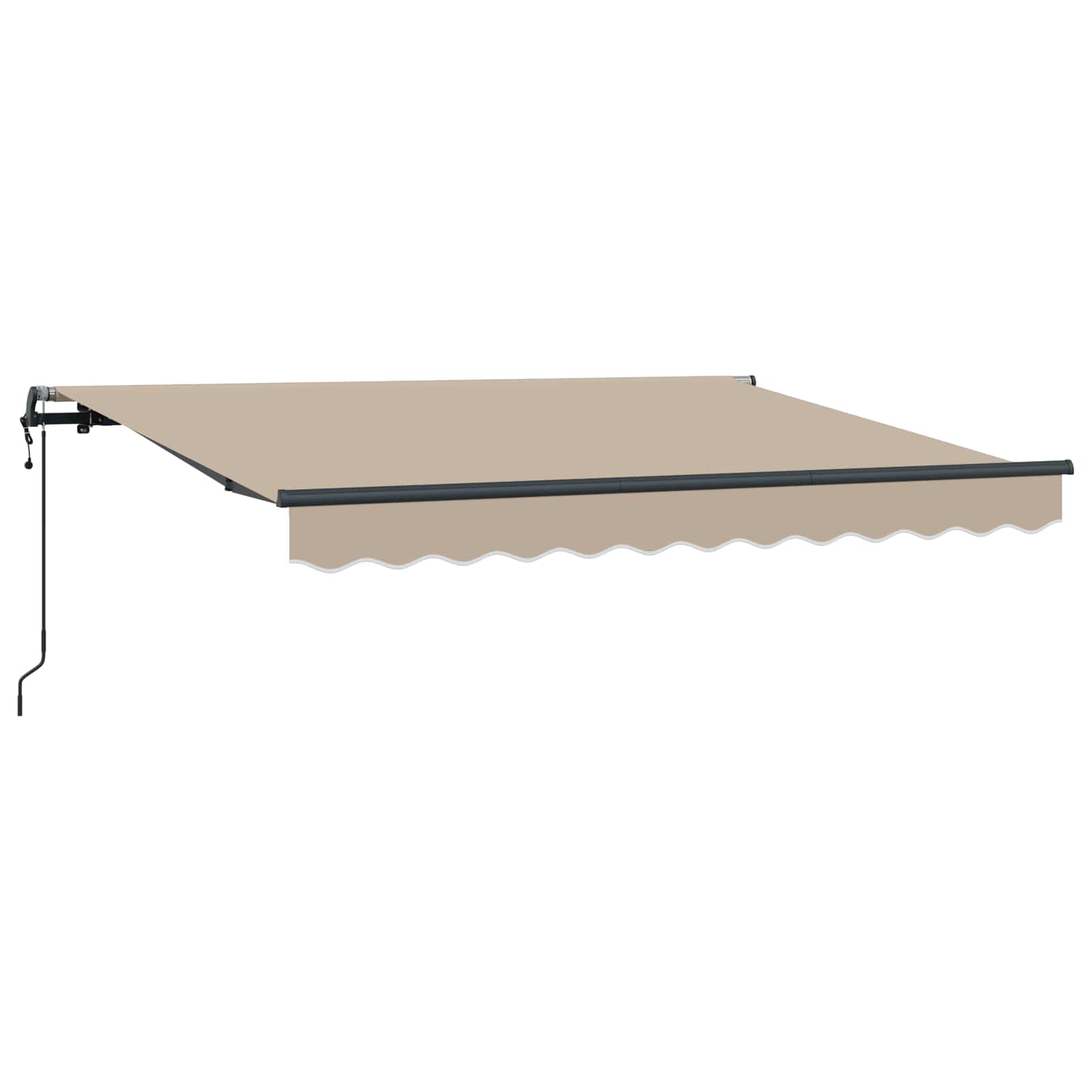 Tenda retrattile Beige 250 x 200 cm Tessuto