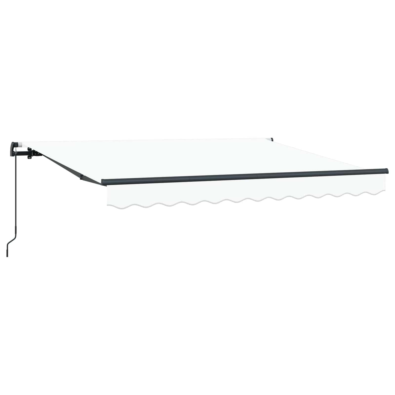 Tenda retrattile Bianco 250 x 200 cm Tessuto