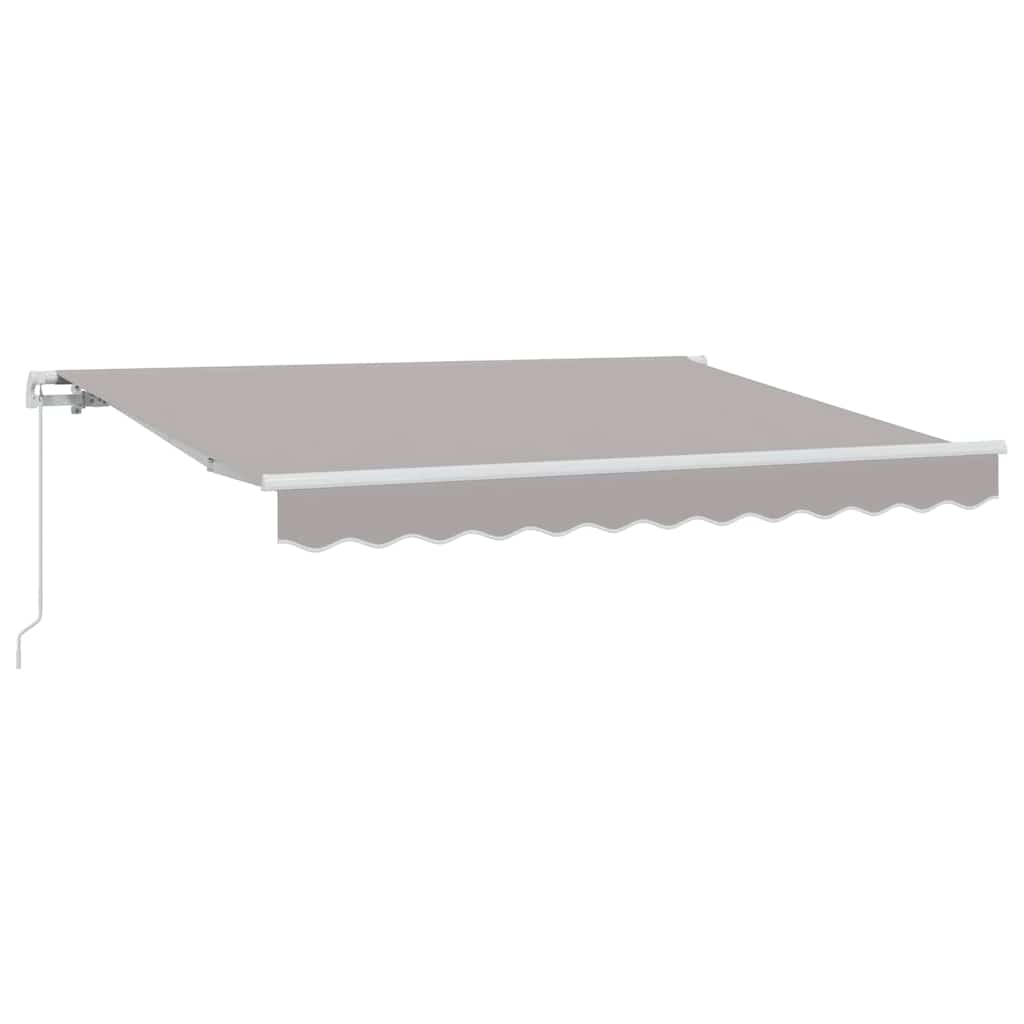 Tenda retrattile Grigio chiaro 250 x 200 cm Tessuto