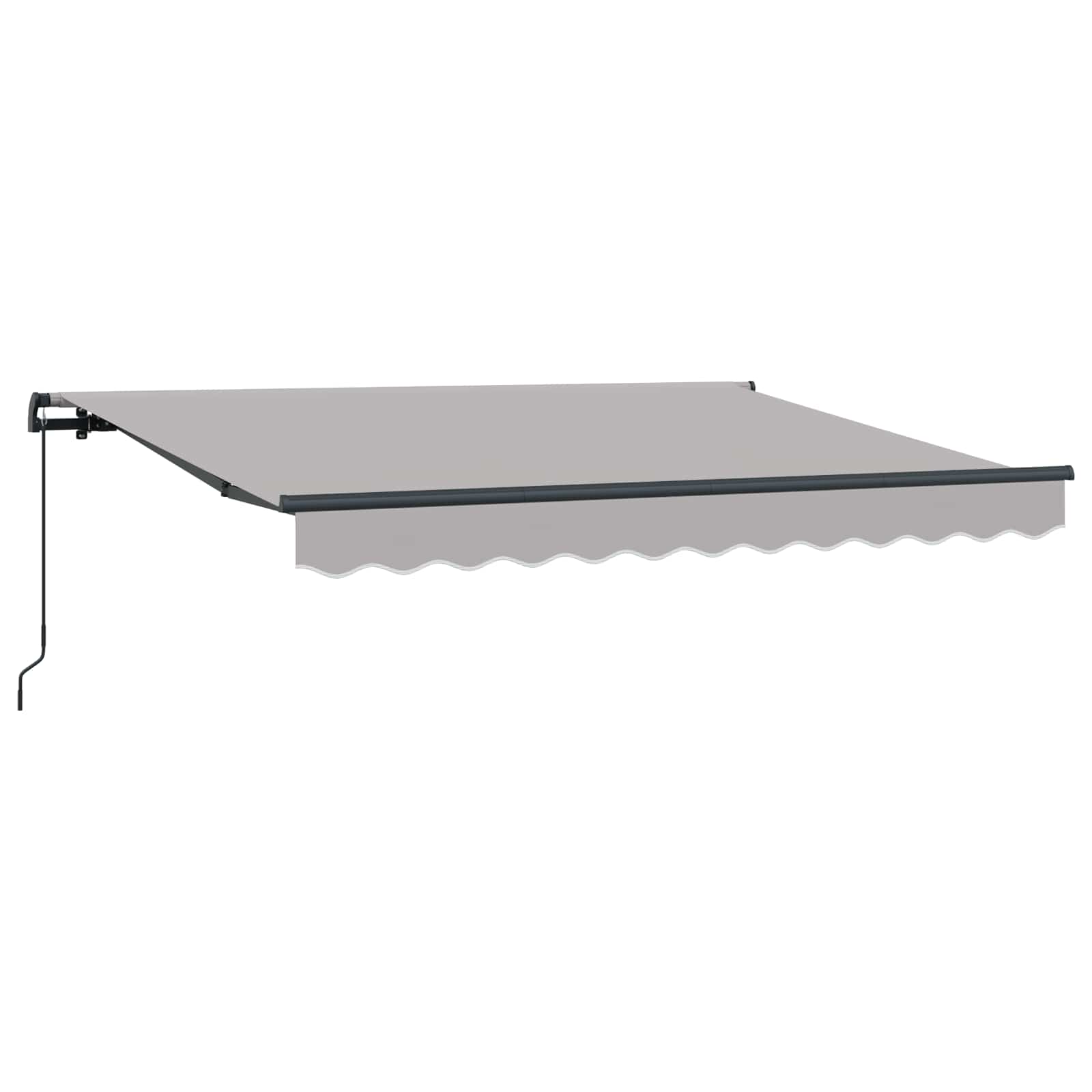 Tenda retrattile Grigio chiaro 250 x 200 cm Tessuto