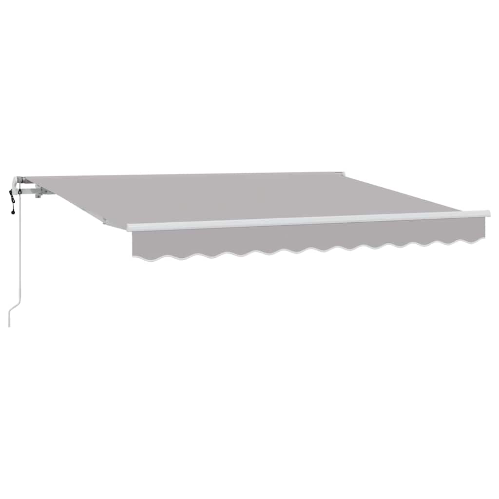 Tenda retrattile Grigio chiaro 250 x 200 cm Tessuto