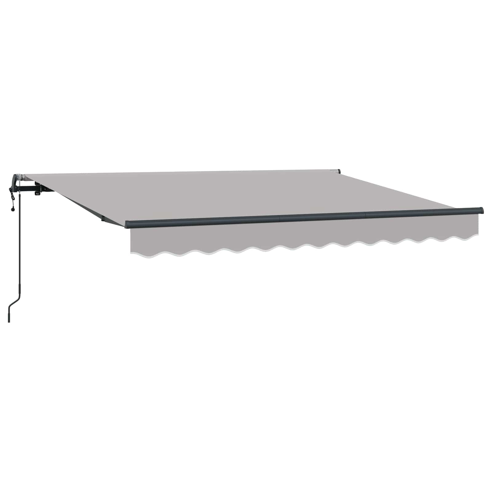 Tenda retrattile Grigio chiaro 250 x 200 cm Tessuto