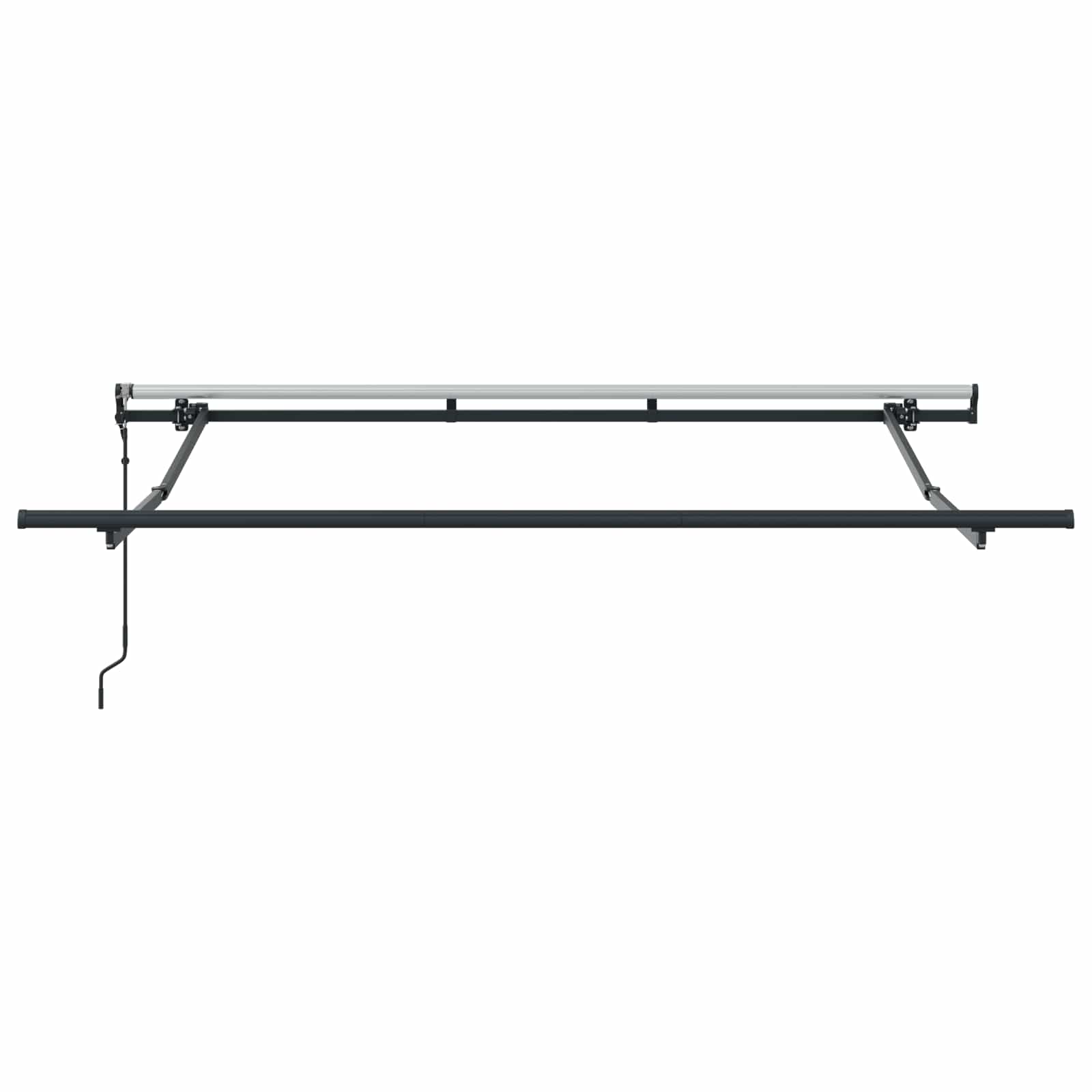 Tenda retrattile Grigio chiaro 250 x 200 cm Tessuto
