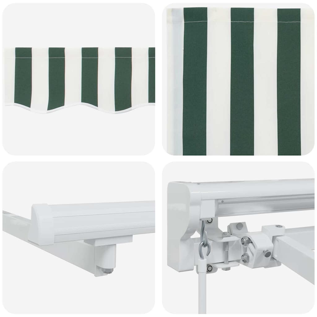 Struttura della tenda Verde e Bianco 250 x 200 cm