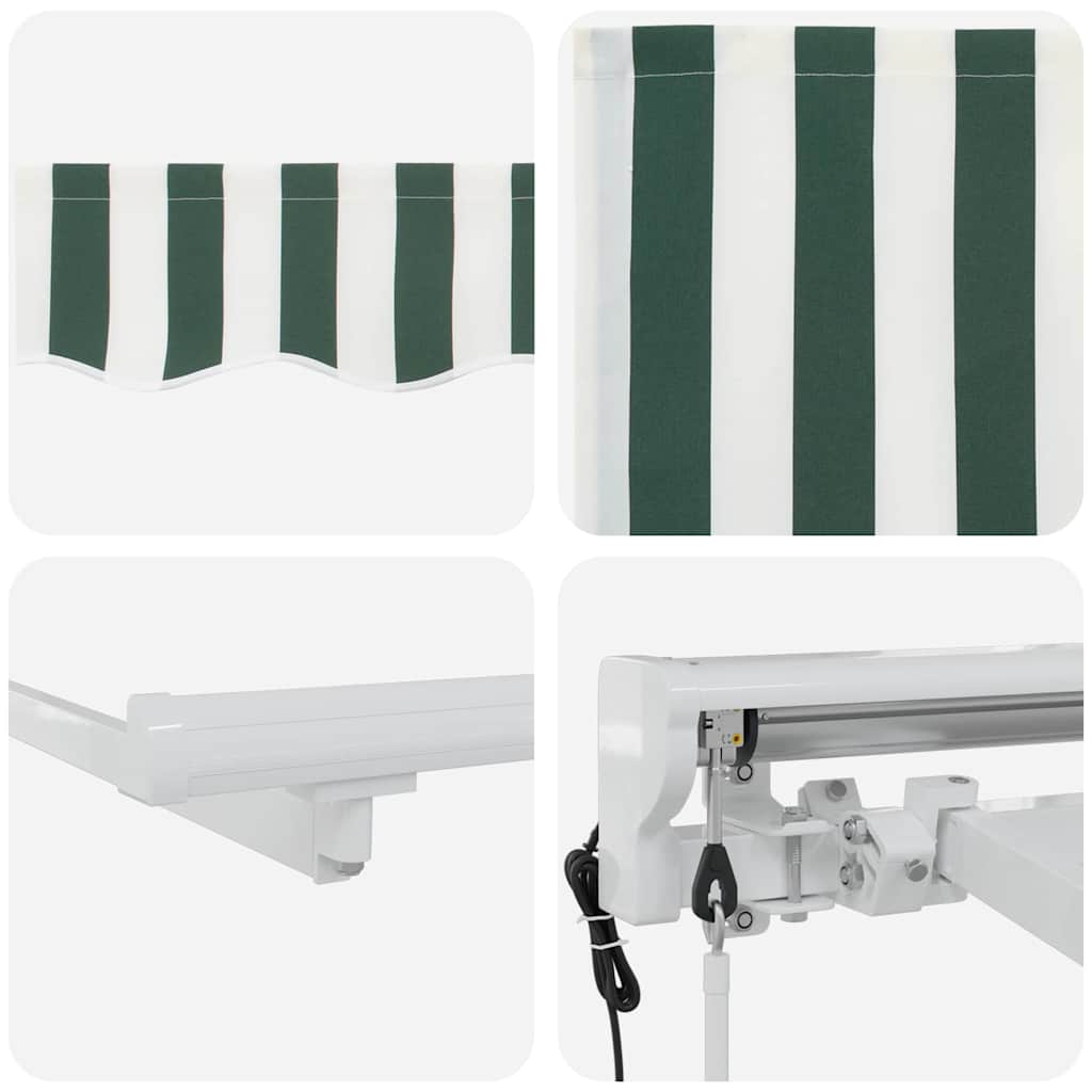 Struttura della tenda Verde e Bianco 250 x 200 cm