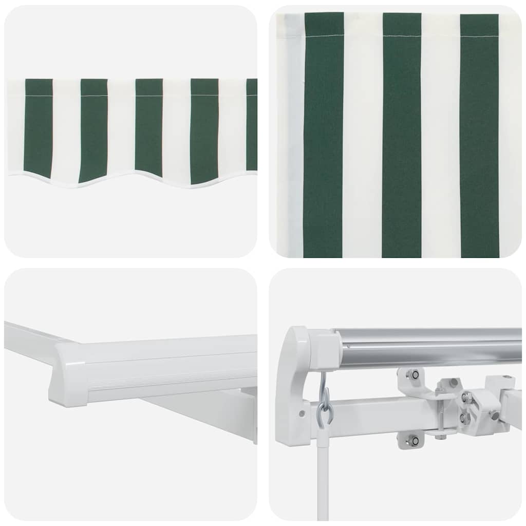 Tenda retrattile Verde 250 x 200 cm Tessuto