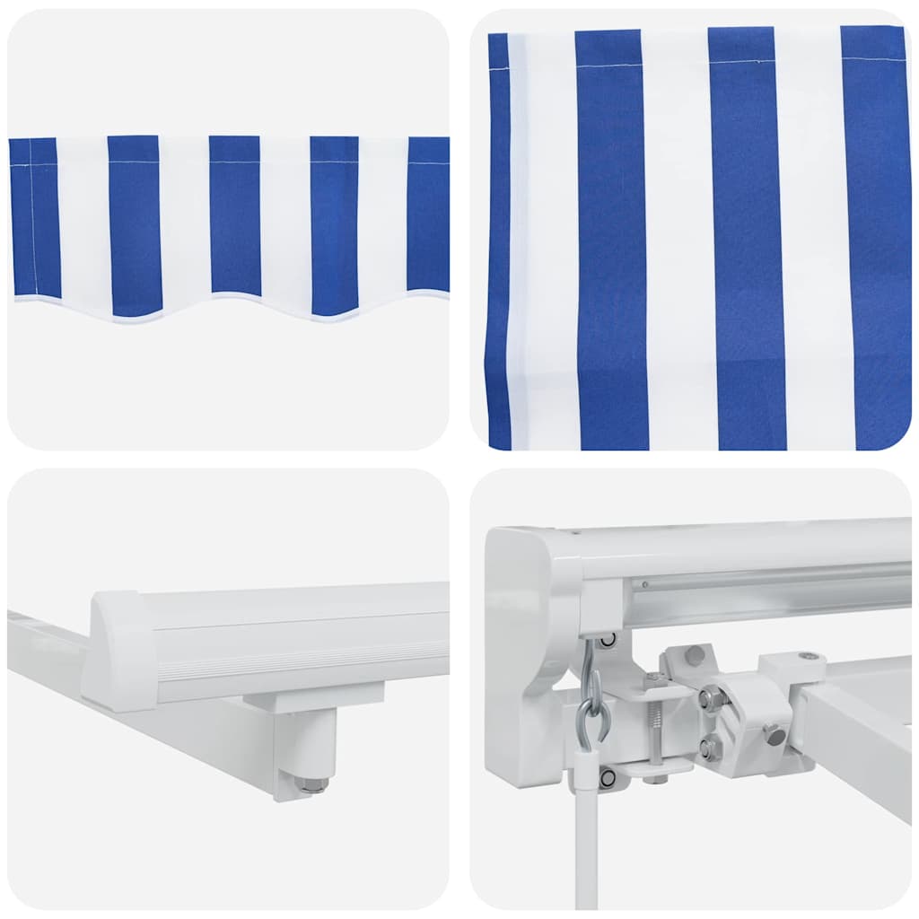 Struttura della tenda Blu e Bianco 300 x 200 cm