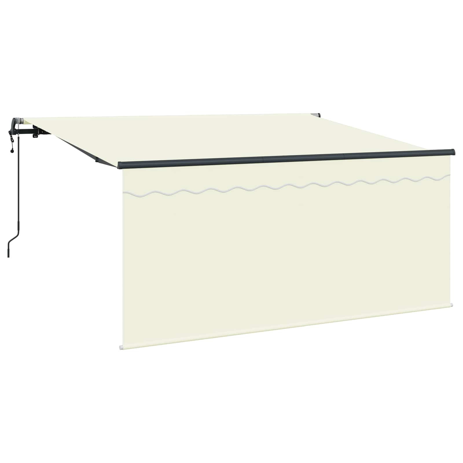 Tenda retrattile Crema 300 x 200 cm Tessuto