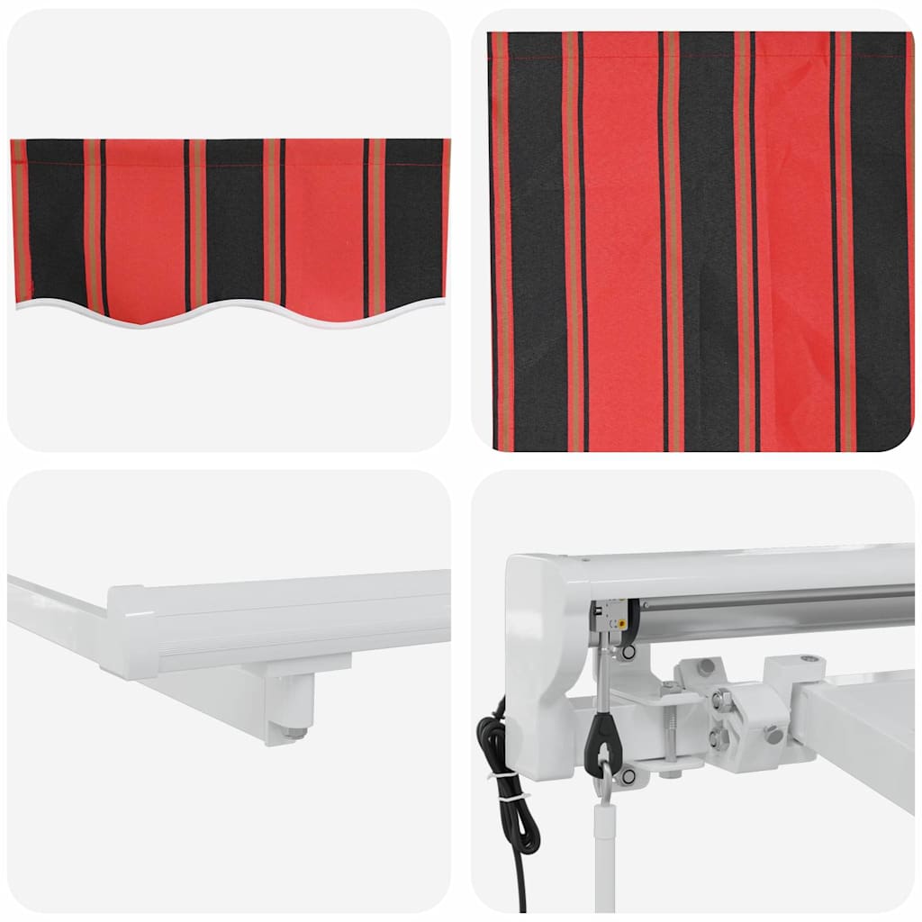 Struttura della tenda Arancione e Nero 300 x 200 cm