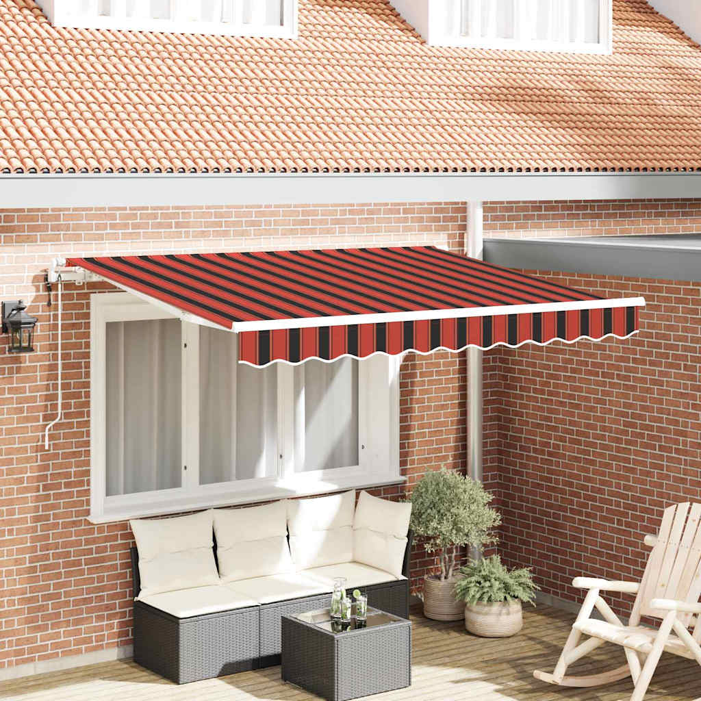 Tenda retrattile Arancione 300 x 200 cm Tessuto