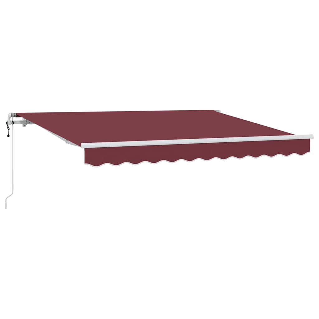 Tenda retrattile Borgogna 300 x 200 cm Tessuto