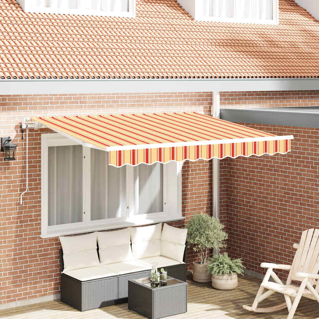 Tenda retrattile Giallo 300 x 200 cm Tessuto