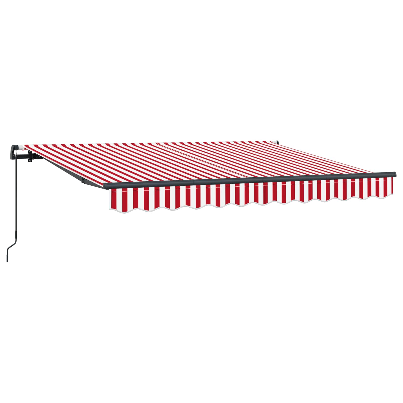 Tenda retrattile Rosso 300 x 200 cm Tessuto